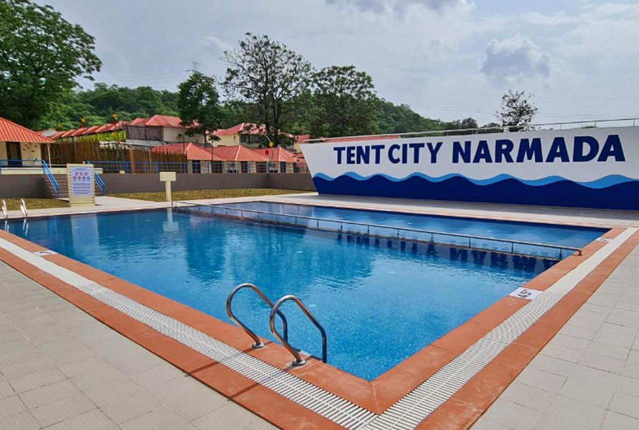 Praveg Tent City Narmada, Statue Of Unity Kevadia Extérieur photo