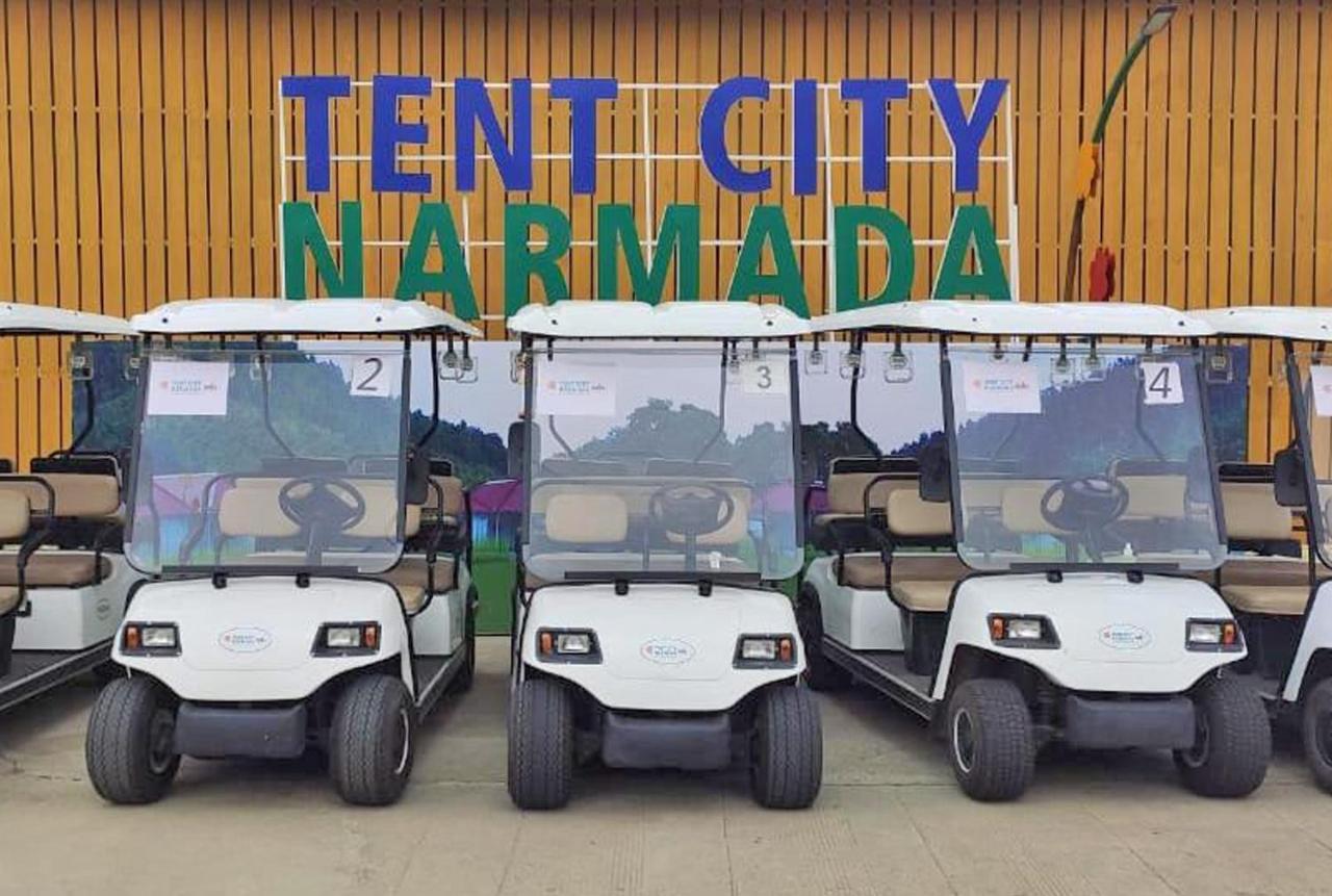 Praveg Tent City Narmada, Statue Of Unity Kevadia Extérieur photo