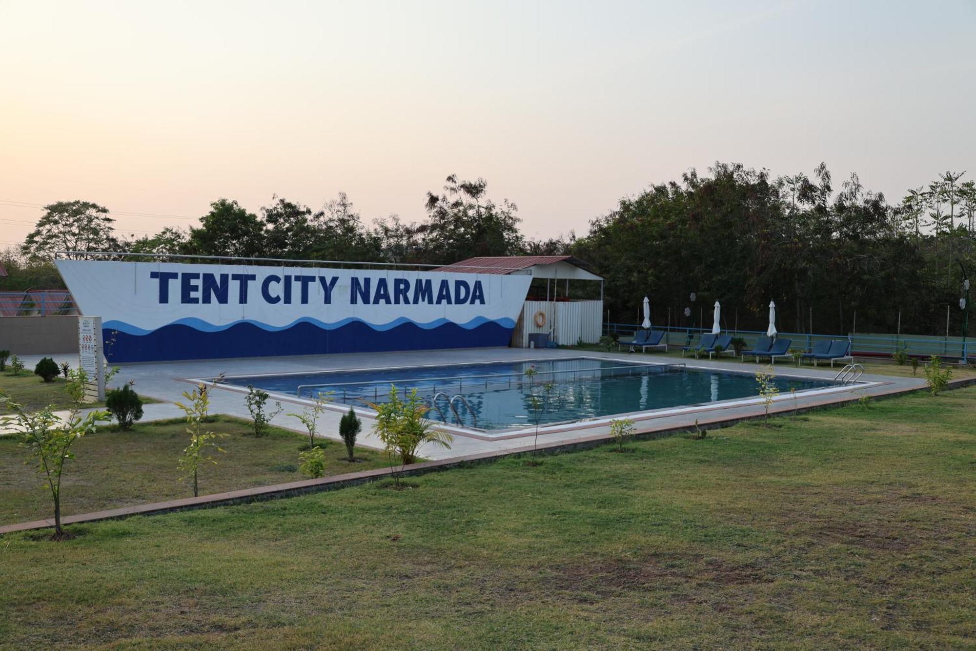 Praveg Tent City Narmada, Statue Of Unity Kevadia Extérieur photo